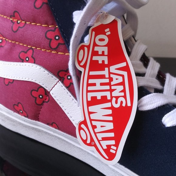 Vans Men\'s Sk8 High Top Leather Suede / Canvas Sneaker main image 12